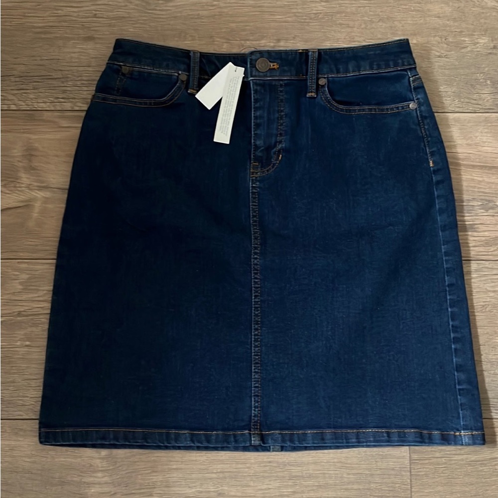 Talbots denim skirt